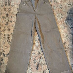 SPANX womens wide leg crop pant